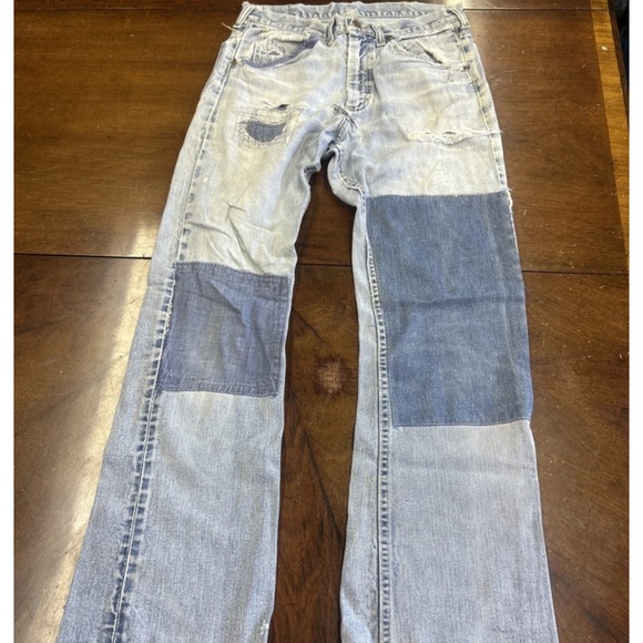 Vintage 1960s Lee Riders 29x 31 Beautiful Repaired Piece - Picture 1 of 6